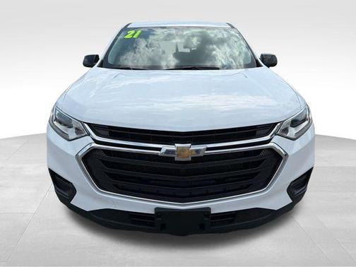 Summit White 2021 Chevrolet Traverse LS