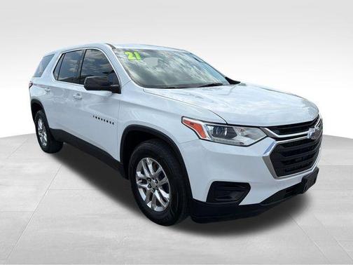 Summit White 2021 Chevrolet Traverse LS