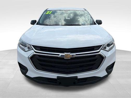 Summit White 2021 Chevrolet Traverse LS