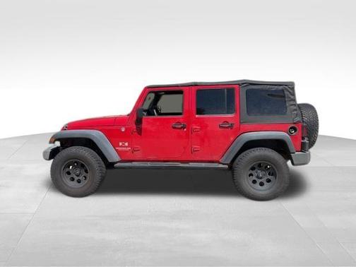 Flame Red Clearcoat / Black Hard Top 2009 Jeep Wrangler Unlimited X