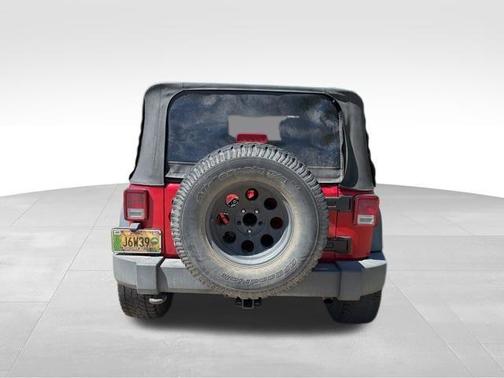 Flame Red Clearcoat / Black Hard Top 2009 Jeep Wrangler Unlimited X
