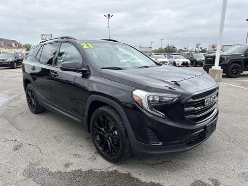 Ebony Twilight Metallic 2021 GMC Terrain SLE