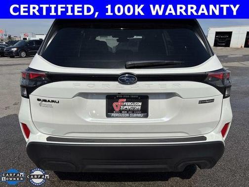 Crystal White Pearl 2025 Subaru Forester Hybrid