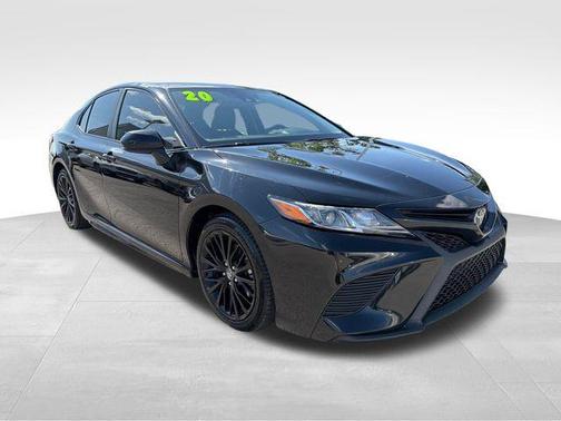 Midnight Black Metallic 2020 Toyota Camry SE Nightshade