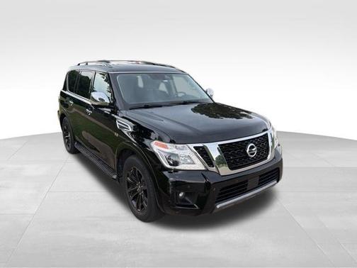 Black 2020 Nissan Armada Platinum