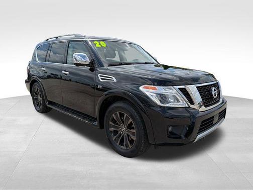 Black 2020 Nissan Armada Platinum