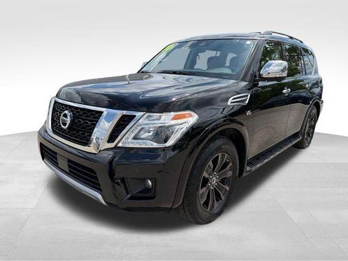 Black 2020 Nissan Armada Platinum