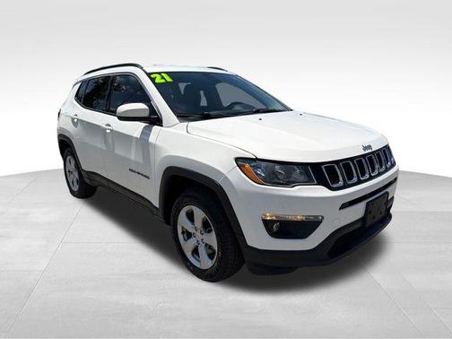 White Clearcoat 2021 Jeep Compass Latitude