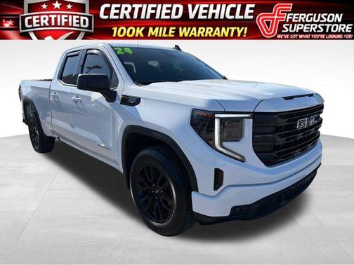 Summit White 2024 GMC Sierra 1500 Elevation