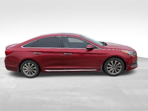 Scarlet Red 2017 Hyundai SONATA Sport