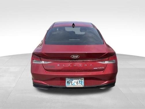 Red 2023 Hyundai ELANTRA HEV Blue