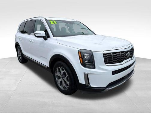 Glacial White Pearl 2021 Kia Telluride EX