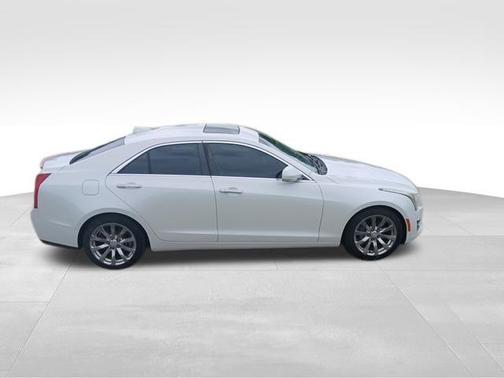 Crystal White Tri-Coat 2017 Cadillac ATS 2.0L Turbo Luxury