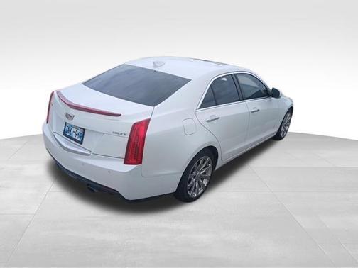 Crystal White Tri-Coat 2017 Cadillac ATS 2.0L Turbo Luxury