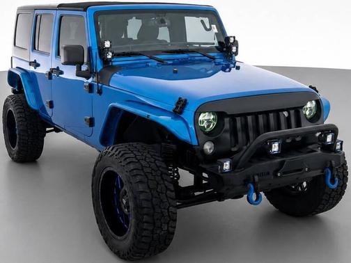 Blue 2016 Jeep Wrangler Unlimited Sport