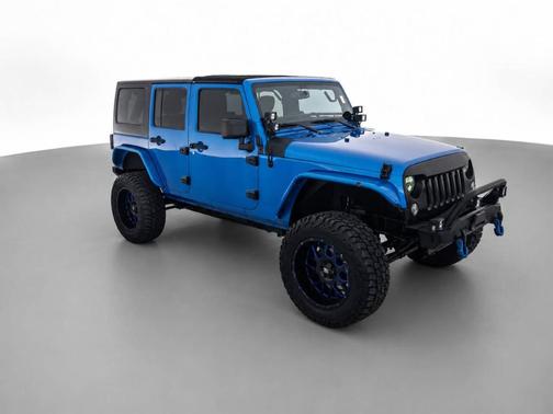 Blue 2016 Jeep Wrangler Unlimited Sport