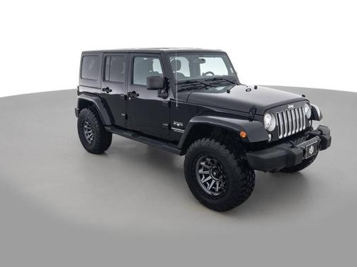 Black 2017 Jeep Wrangler Unlimited Sahara