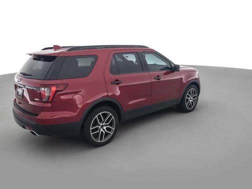 Red 2016 Ford Explorer Sport