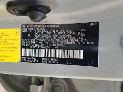 2005 Toyota Highlander Base