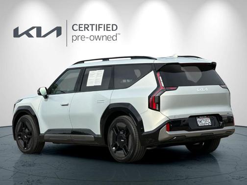 Ivory Silver 2024 Kia EV9 GT-Line