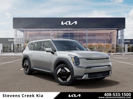 Ivory Silver 2026 Kia EV9 Light Short Range