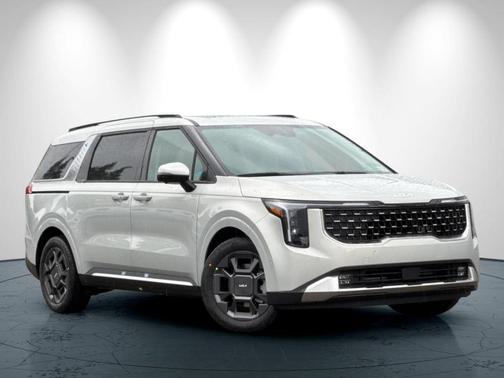 Ivory Silver 2026 Kia Carnival Hybrid SX
