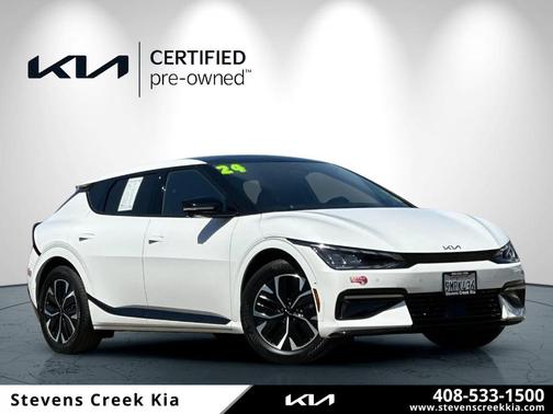Snow White Pearl 2024 Kia EV6 GT-Line