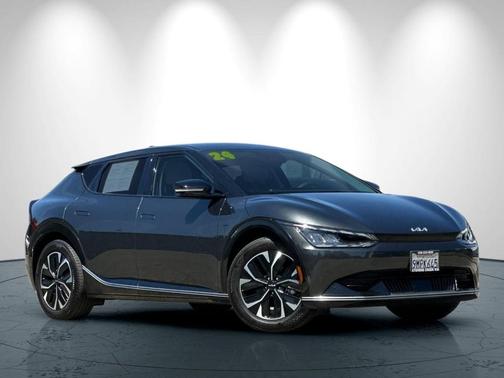 Gray 2024 Kia EV6 Wind