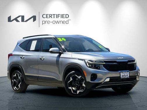 Steel Gray 2024 Kia Seltos EX