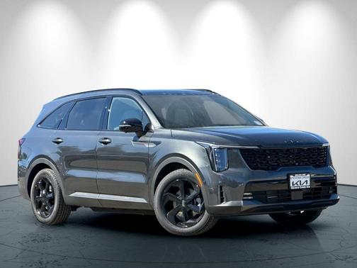 Gray 2026 Kia Sorento Hybrid X-LINE SX PRESTIGE