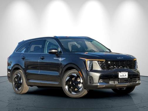 Gray 2026 Kia Sorento Hybrid EX
