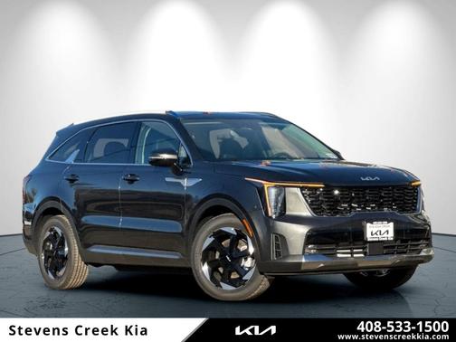 Gray 2026 Kia Sorento Hybrid EX