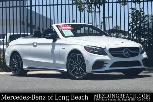 Polar White 2022 Mercedes-Benz AMG C 43 Base 4MATIC