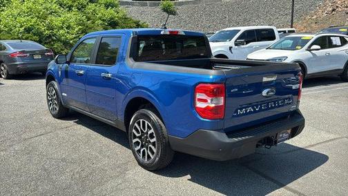 Blue 2024 Ford Maverick Lariat