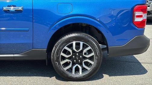 Blue 2024 Ford Maverick Lariat