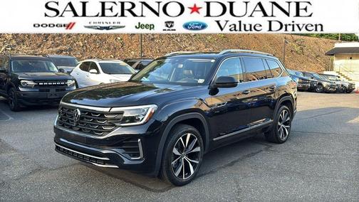 Black 2024 Volkswagen Atlas 2.0T SEL Premium R-Line 4MOTION