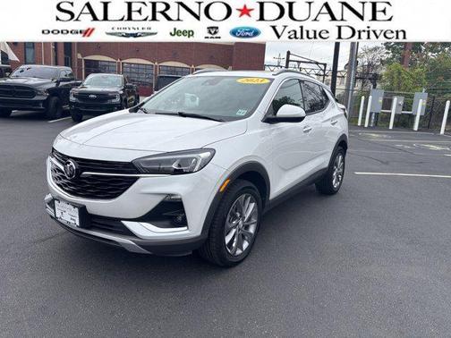 White Frost Tricoat 2023 Buick Encore GX Essence