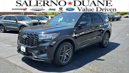 Agate Black Metallic 2026 Ford Explorer ST-Line