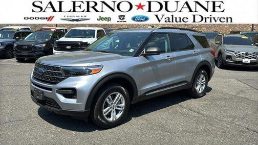 Silver 2023 Ford Explorer XLT