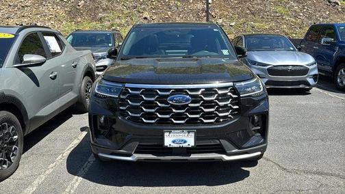 Agate Black Metallic 2025 Ford Explorer Platinum