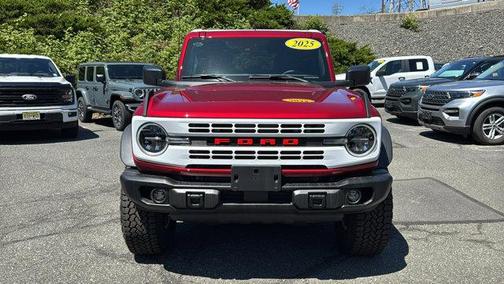Red 2025 Ford Bronco Heritage Edition