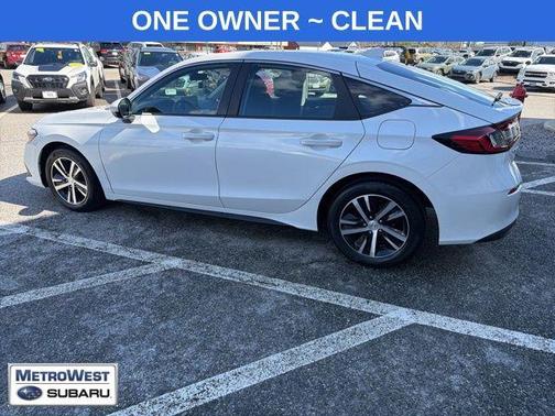Platinum White Pearl 2023 Honda Civic LX