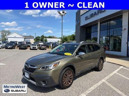 Autumn Green Metallic 2021 Subaru Outback Touring XT