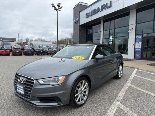 Monsoon Gray Metallic w/ Black Roof 2016 Audi A3 2.0T Premium