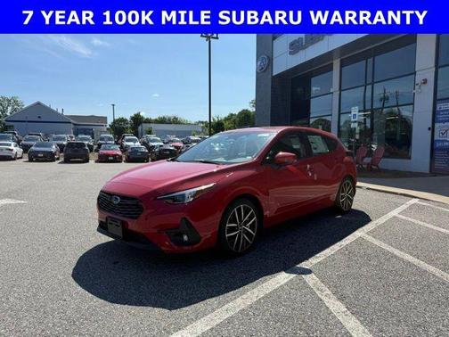 Pure Red 2025 Subaru Impreza Sport