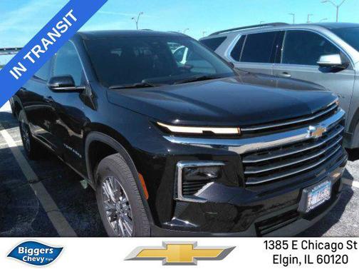 Mosaic Black Metallic 2025 Chevrolet Traverse LT