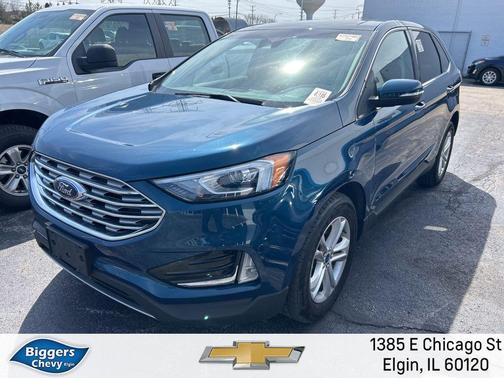 Green Metallic 2020 Ford Edge SEL