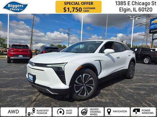 Summit White 2026 Chevrolet Blazer EV AWD LT