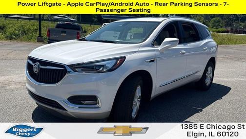 White Frost Tricoat 2020 Buick Enclave FWD Essence