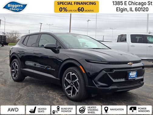 Black 2026 Chevrolet Equinox EV LT